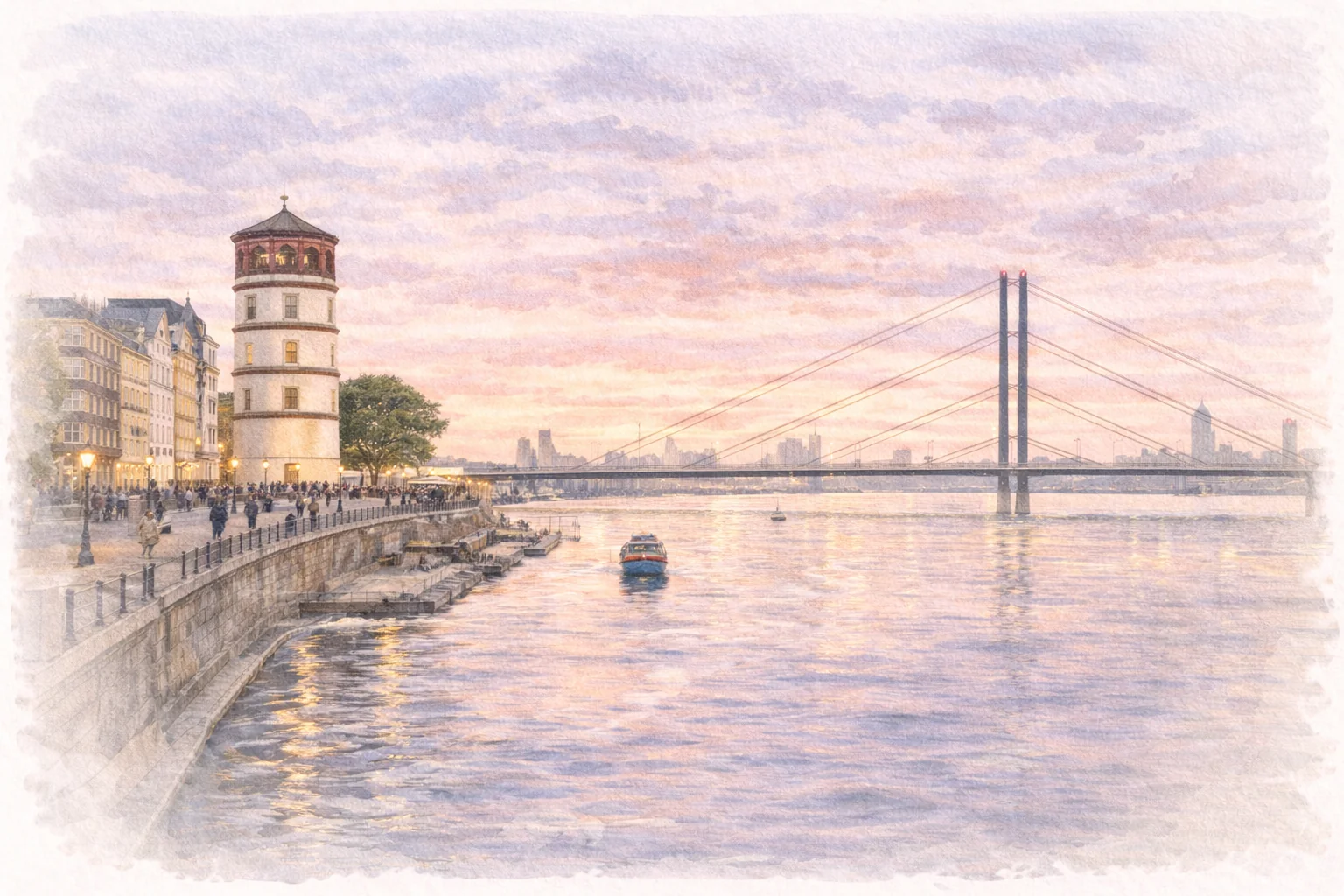 Düsseldorf Rheinufer, building inspections for corporate relocations
