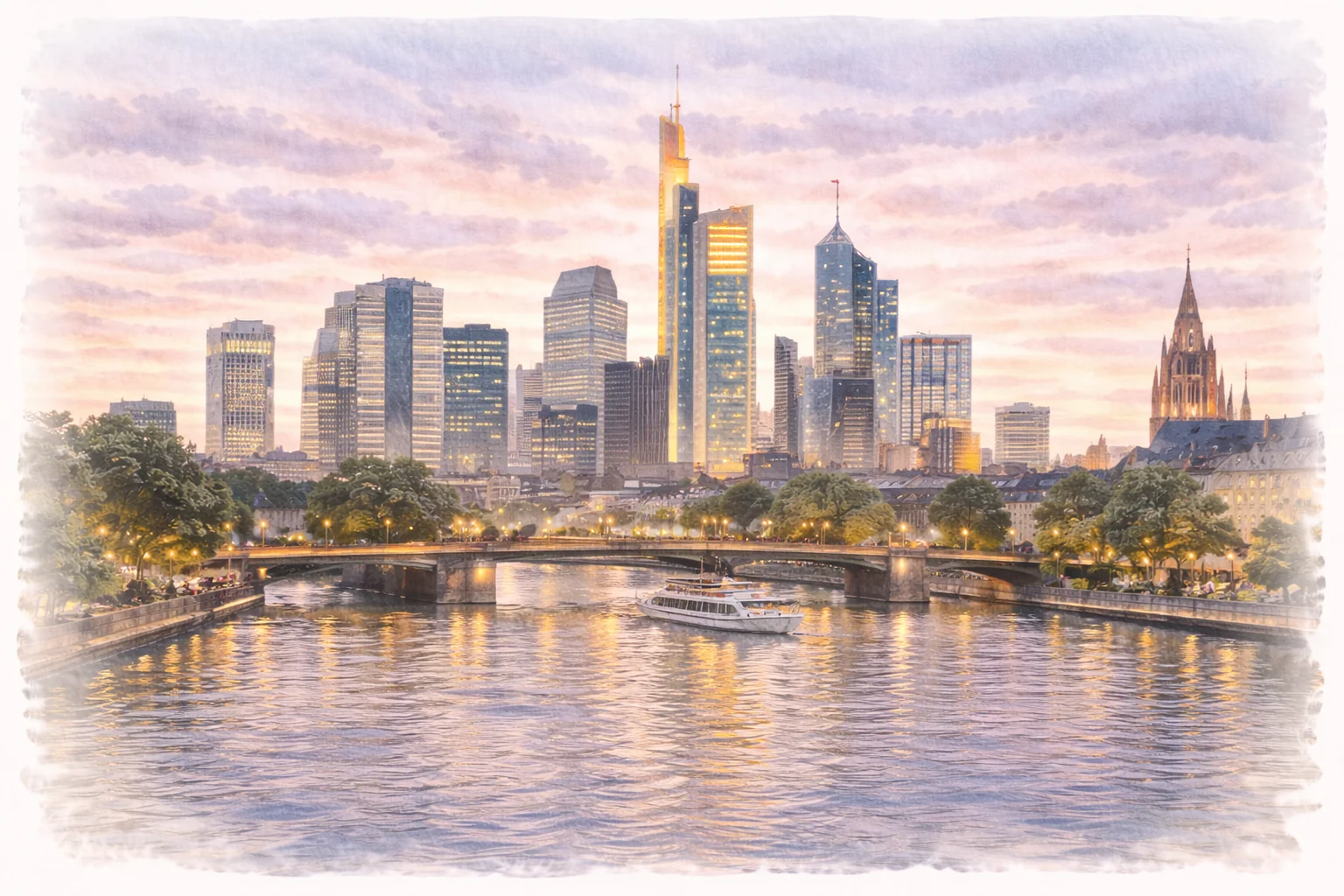 Frankfurt skyline, building inspections for high-rise and premium apartments